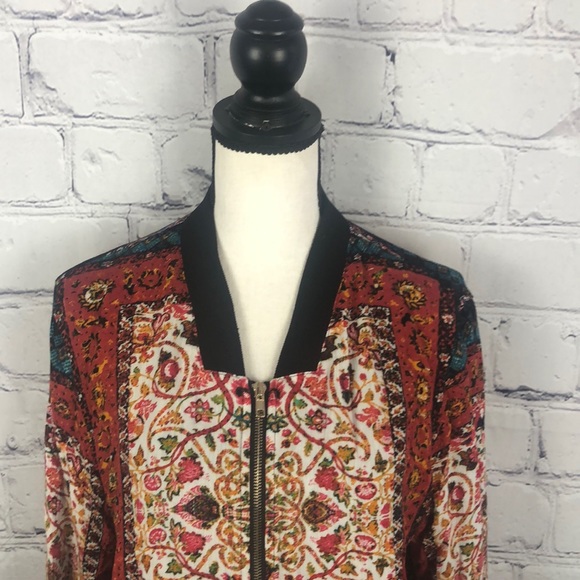 NWOT SANS SOUCI Floral Jacket Sz Small - Picture 2 of 7